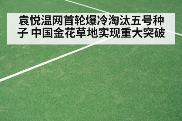 袁悦温网首轮爆冷淘汰五号种子 中国金花草地实现重大突破